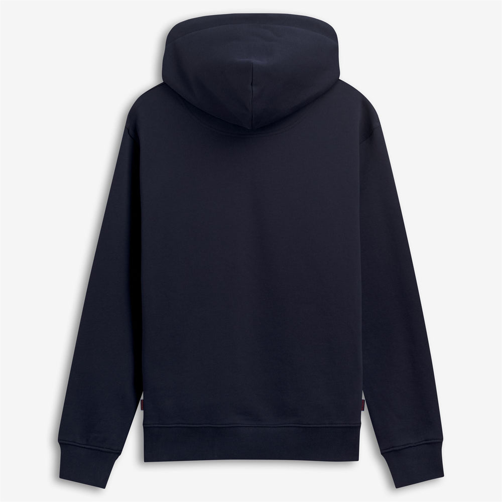 Sudadera con capucha de forro polar unisex azul marino para yates 02