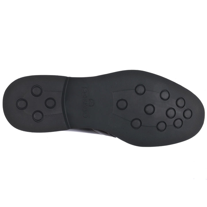 Dark Brown Men's Laced Ankle Boots for Business Wear 2