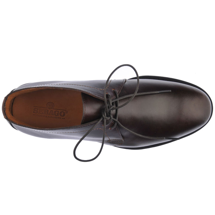 Dark Brown Men's Laced Ankle Boots for Business Wear 4