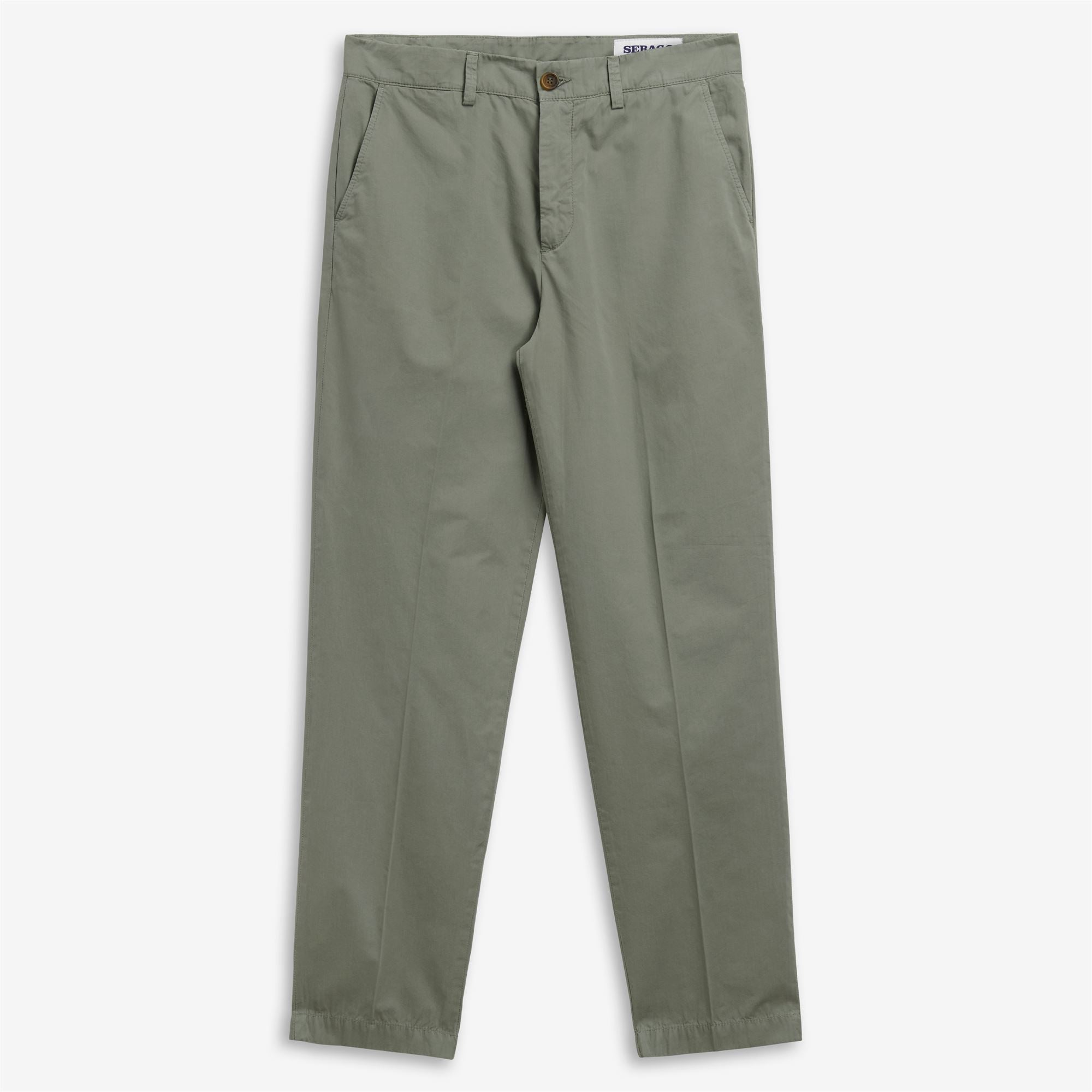 tksayatomo 【18ss】Karusan Slacks green Lichen green Men's Chino Pants for Leisure | Sebago