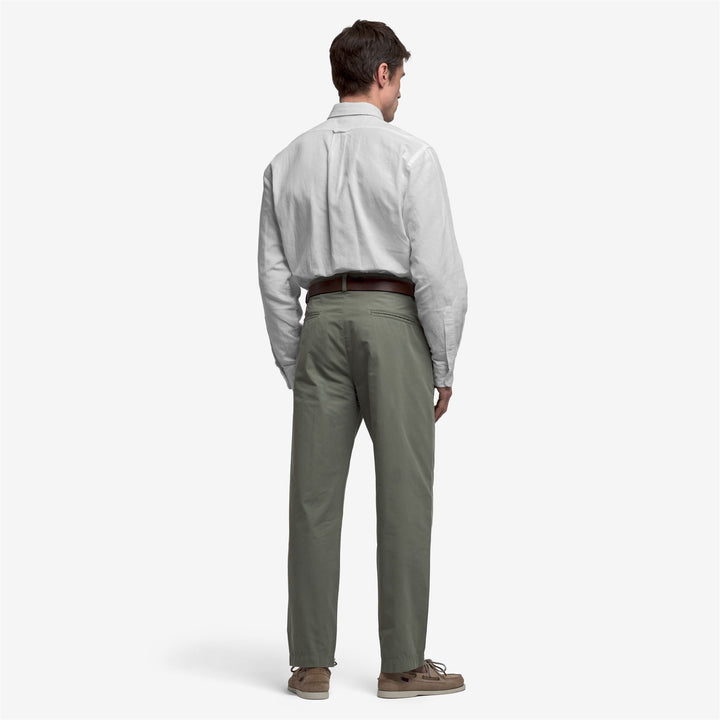Lichen green Men's Chino Pants for Leisure 5