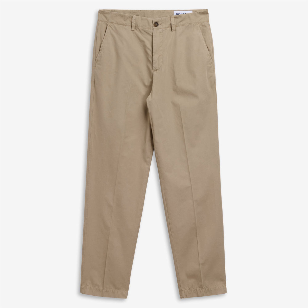 Beige Men's Parachute Canvas Chino Pant