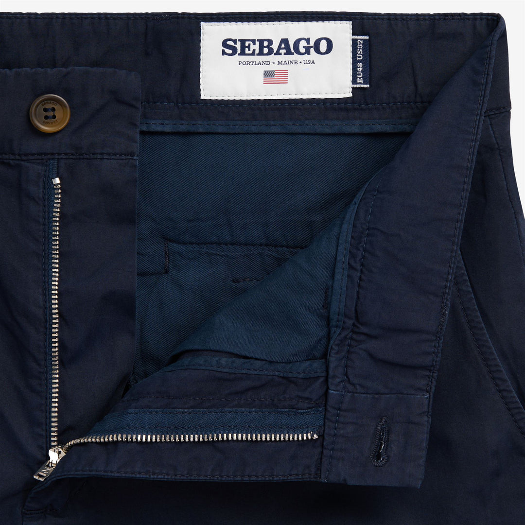 Dark blue Men's Chino Pants for Leisure with Cotton Fabric main