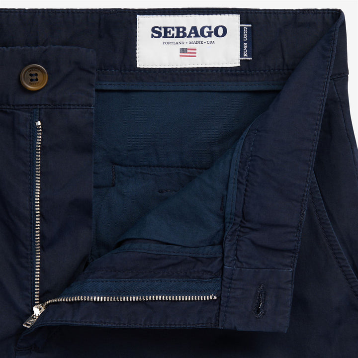 Dark blue Men's Chino Pants for Leisure with Cotton Fabric 3