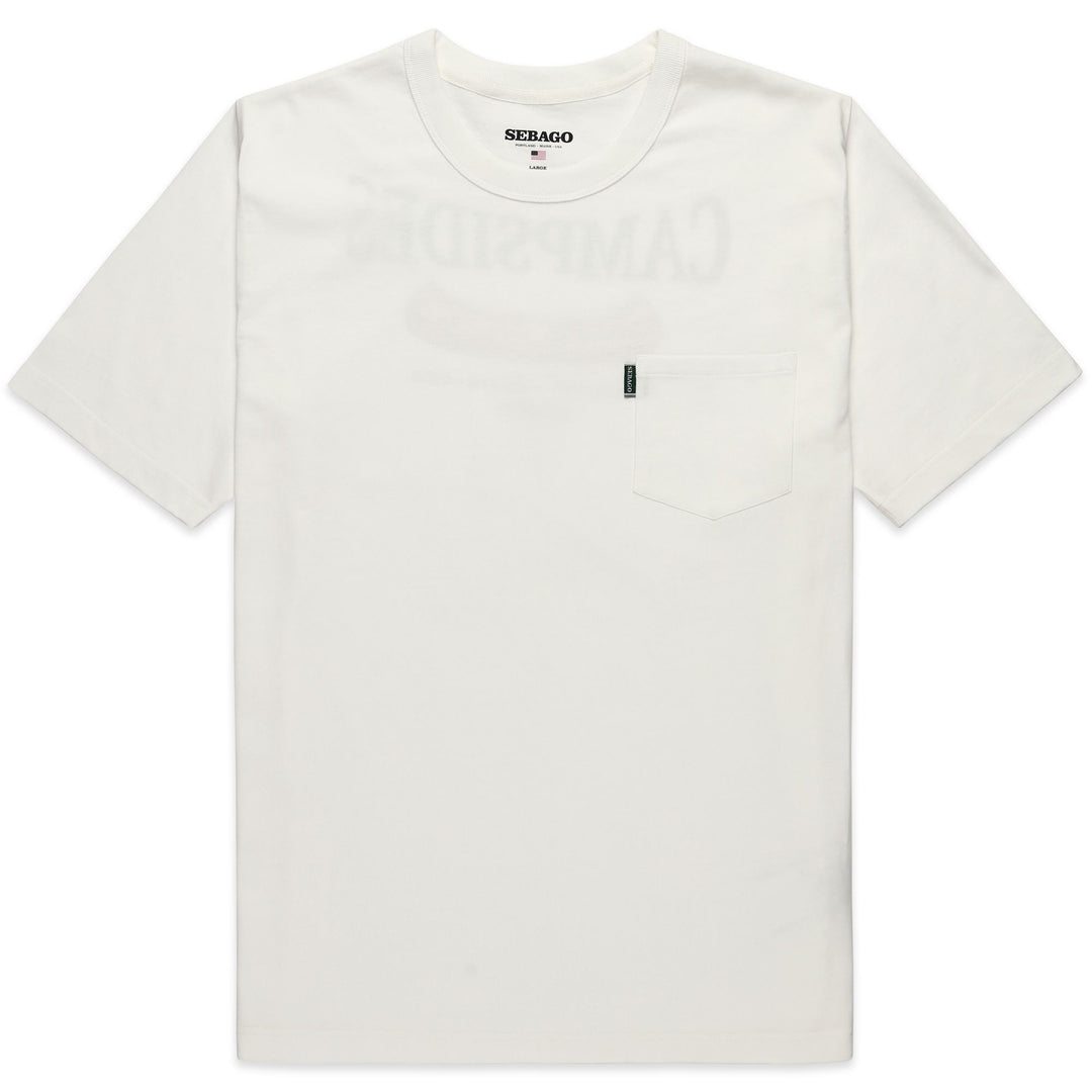 T-ShirtsTop Unisex PERKINS T-Shirt WHITE NATURAL Photo (jpg Rgb)			