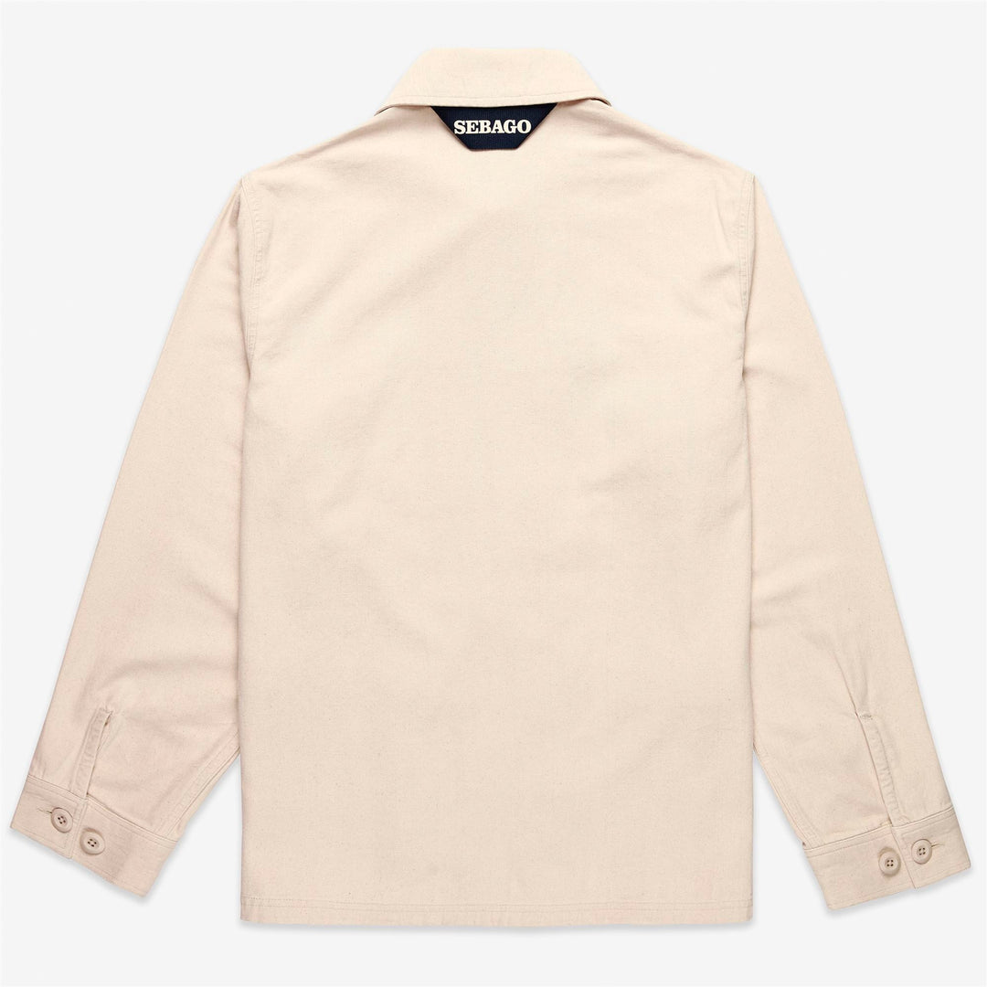 Beigegelbe Unisex Yachting Mid Jacke im klassischen Outdoor-Stil main