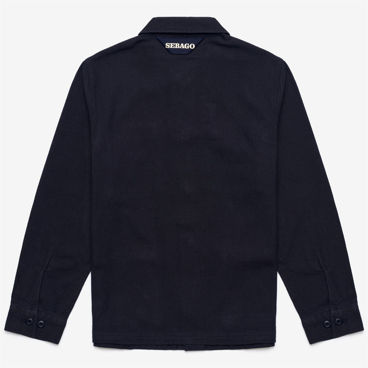 Veste de yachting unisexe bleu marine en coton doux 2