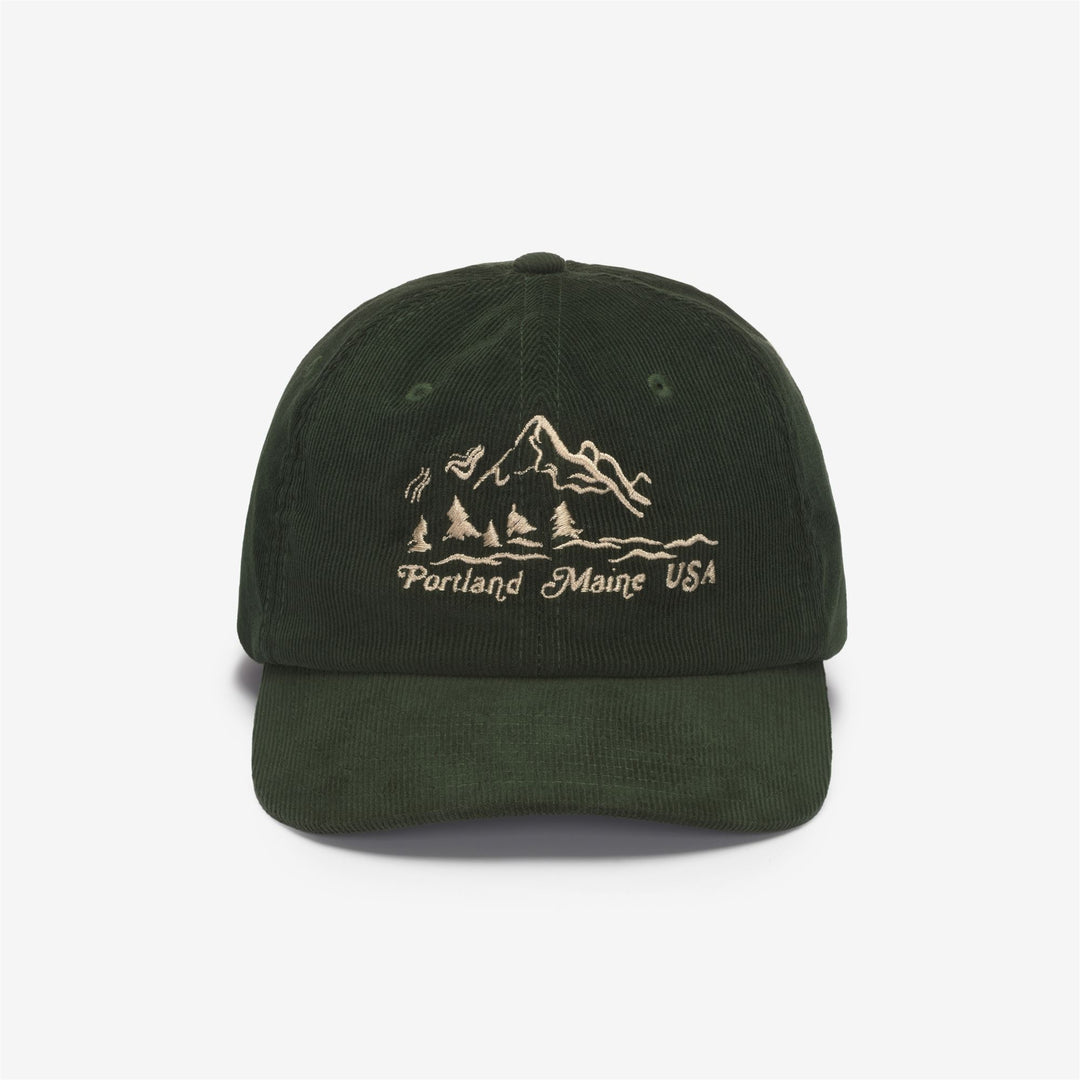 Olive green Unisex Corduroy Cap for Leisure Wear 01