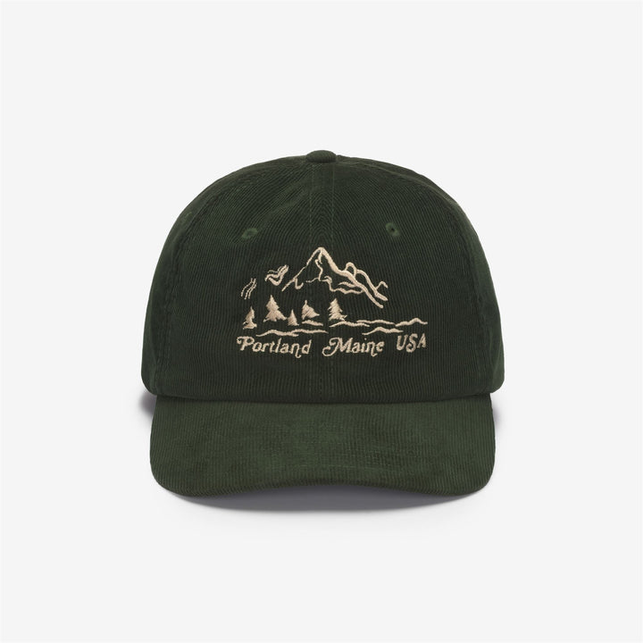 Olive green Unisex Corduroy Cap for Leisure Wear 1