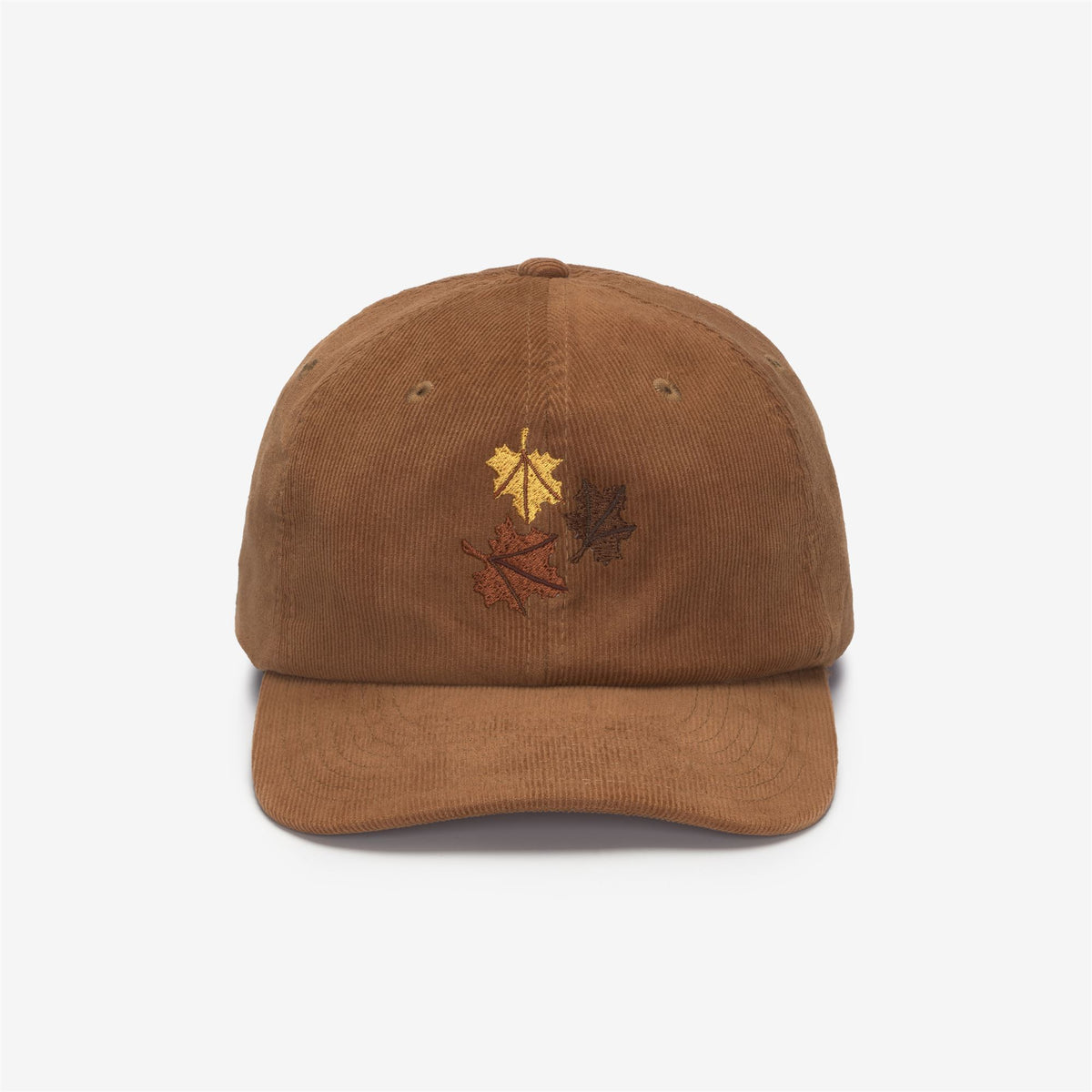 Cappellino da baseball in velluto a coste di cotone marrone unisex