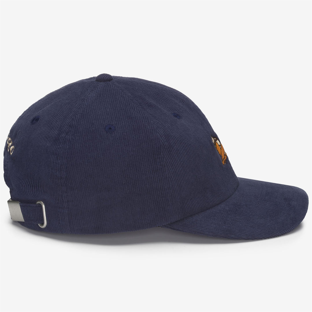 Navy Blue Unisex Corduroy Baseball Cap for Leisure Wear main