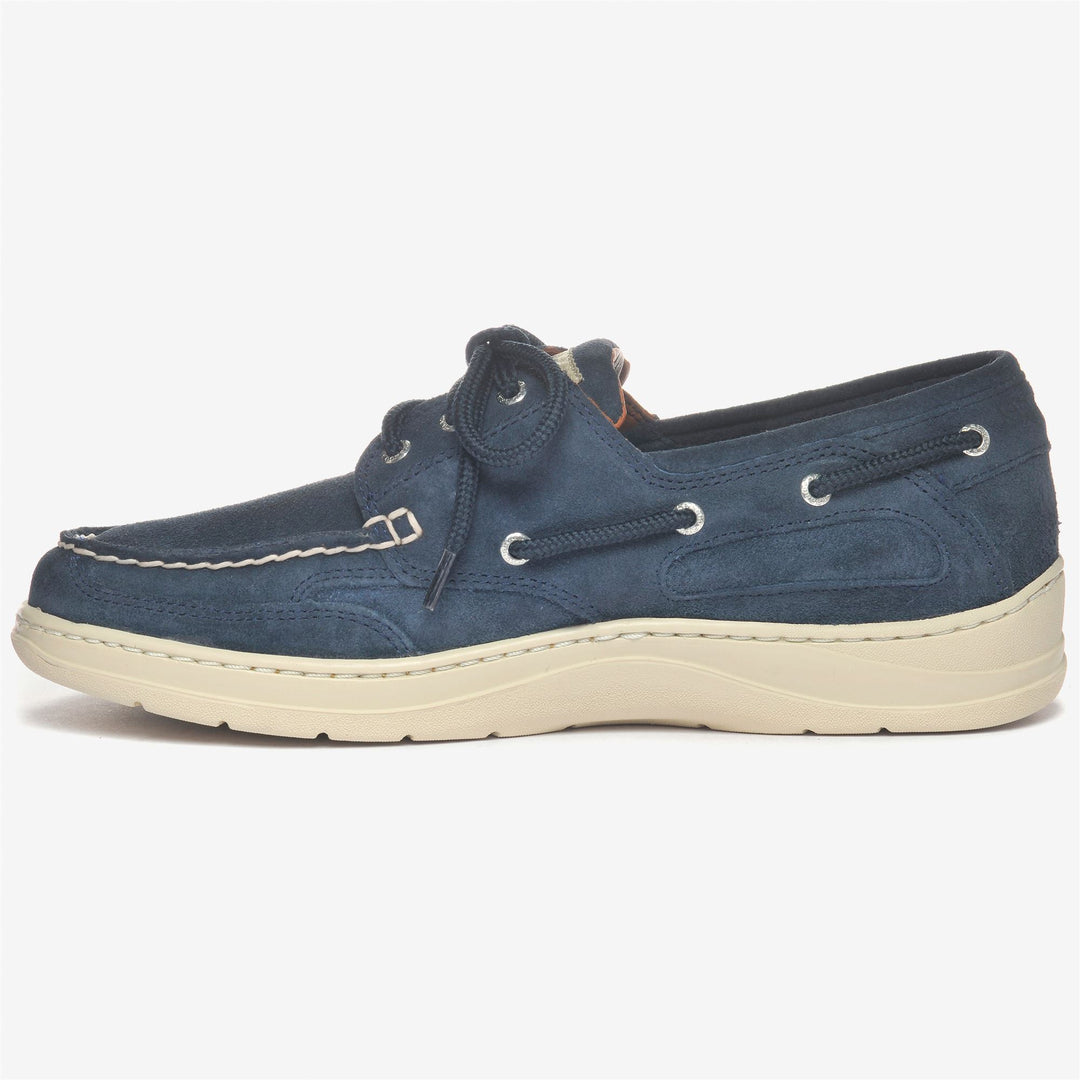 Violet Blue Men's Nautical Sneakers with High-Grip Sole main
