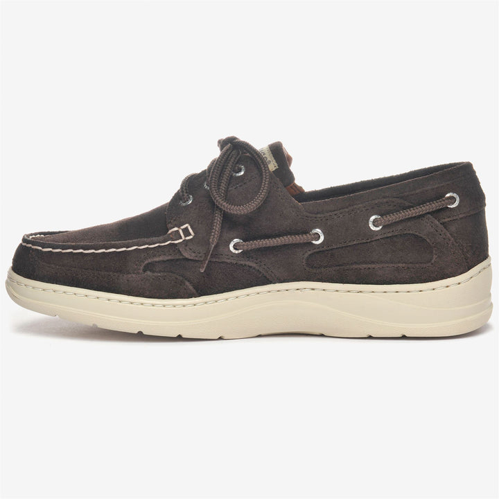 Brown Men's Nautical Sneakers with High-Grip Sole 3