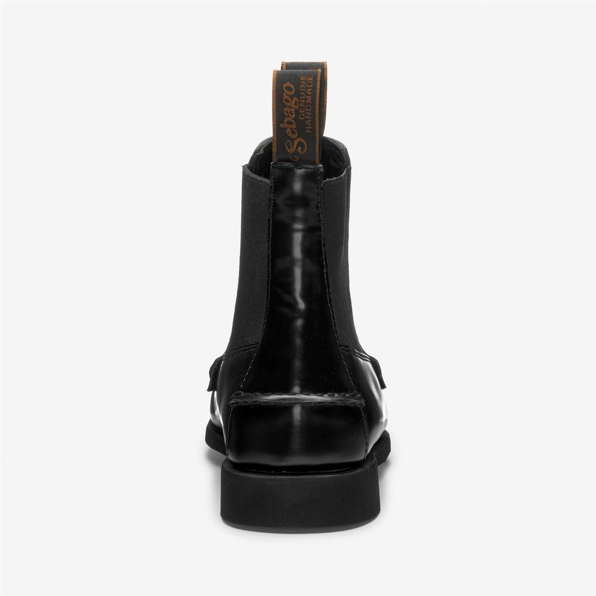 Black Women's Leather Chelsea Boot