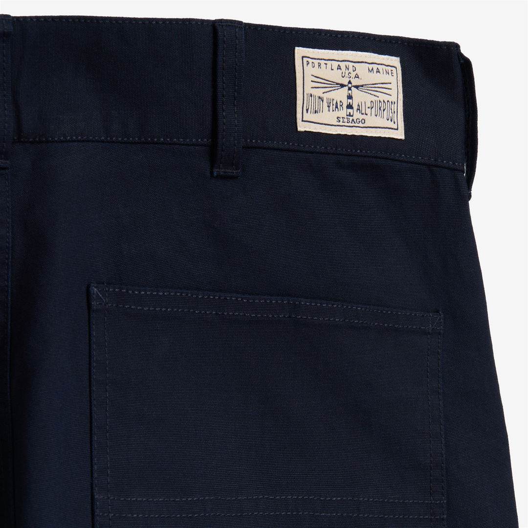 Dark Blue Men's Carpenter Utility Pants with Pockets main