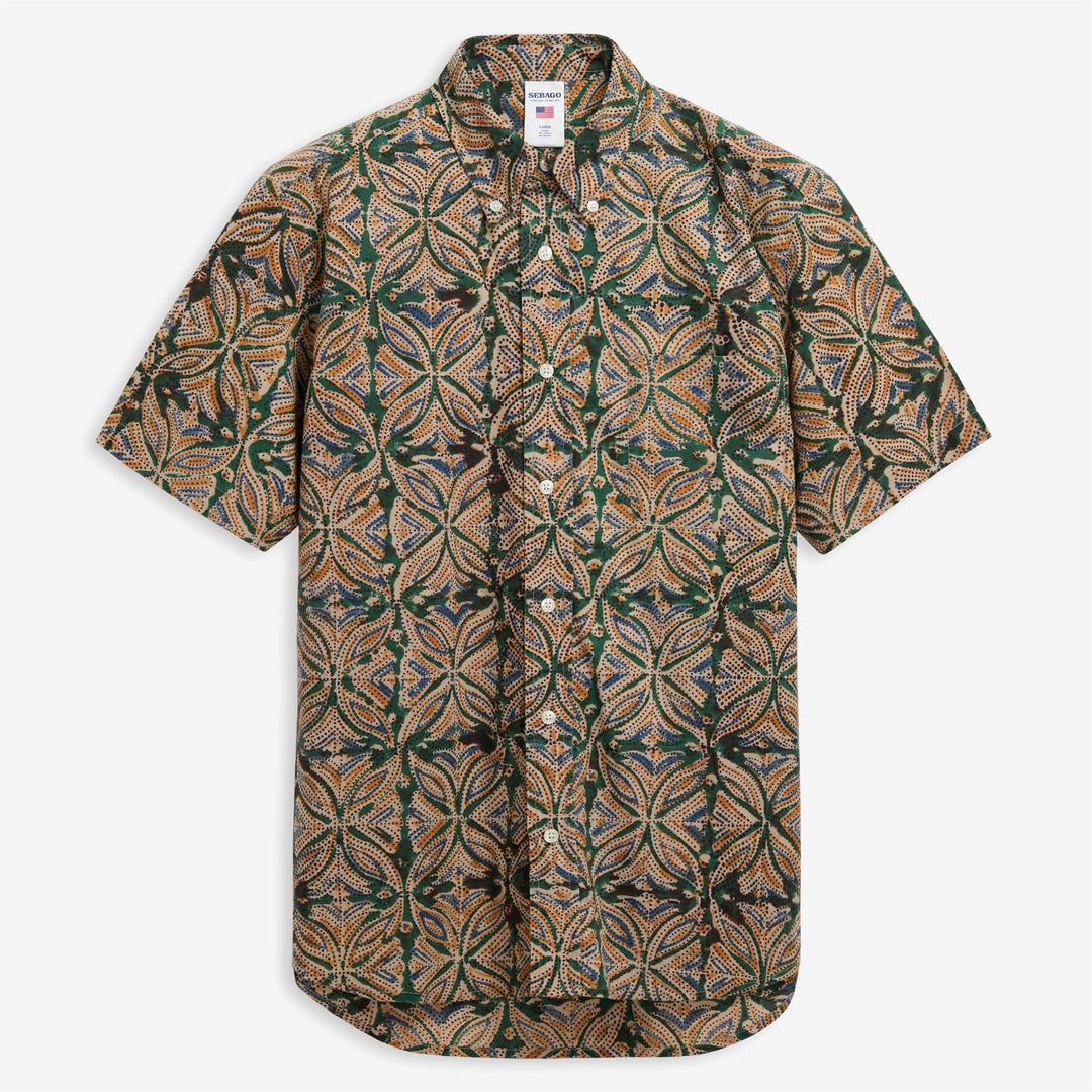 LITTLERIVER - SHIRTS - Casual - Unisex - FANCY GREEN-BLUE 01