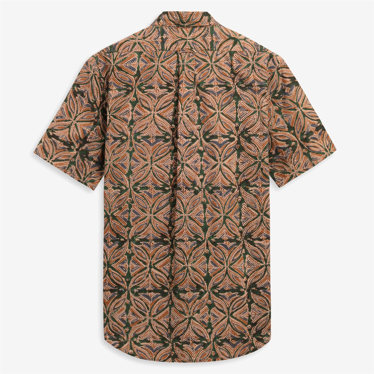 Green Unisex Cotton Button-Down Shirt