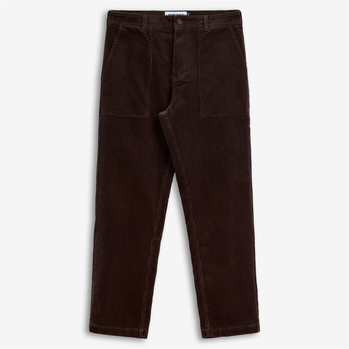 Braune Herren-Cord-Arbeitshose mit Taschen 1