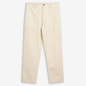 MILTON CORDUROY - Pants - Fatigue - Man - White Natural