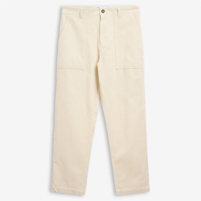 MILTON CORDUROY - Pants - Fatigue - Man - White Natural