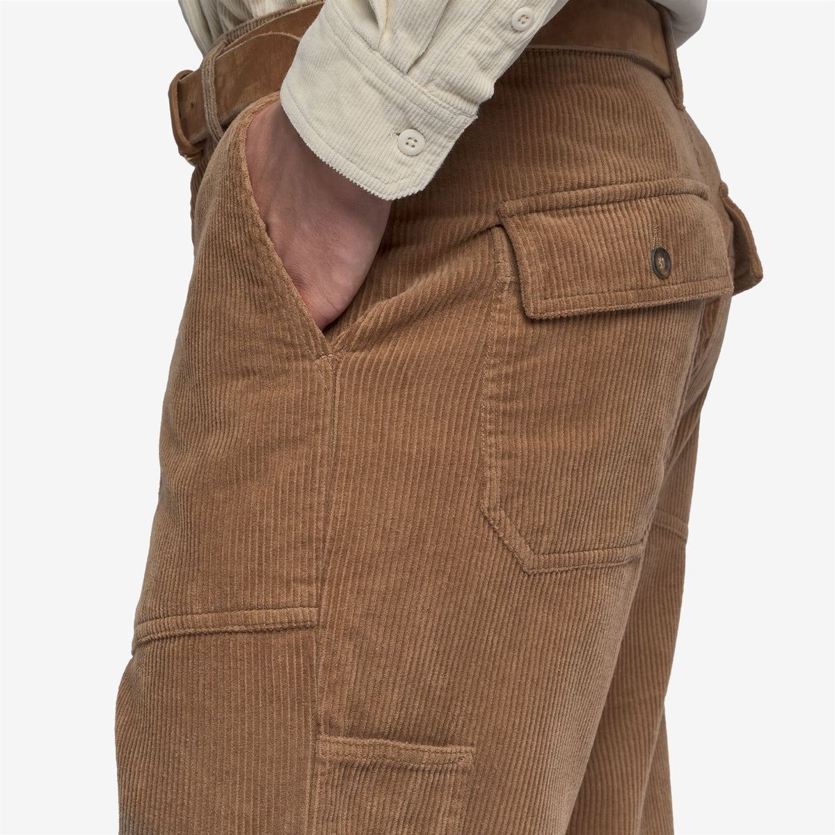 Pants_Man_MILTON CORDUROY_Fatigue_Brown Tanning - Commercial 6