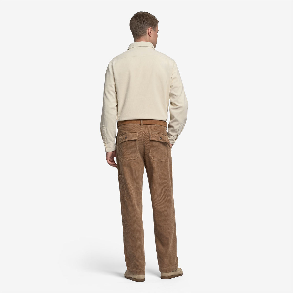 Brown Men's Corduroy Leisure Pant