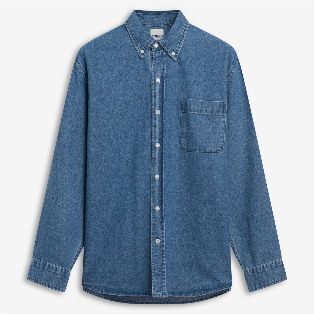 Blue Unisex Denim Shirt