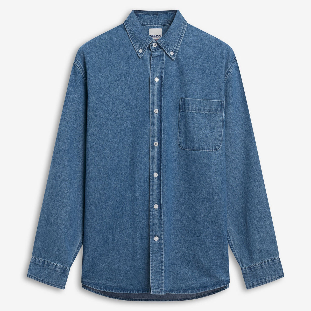 Blue Unisex Denim Shirt