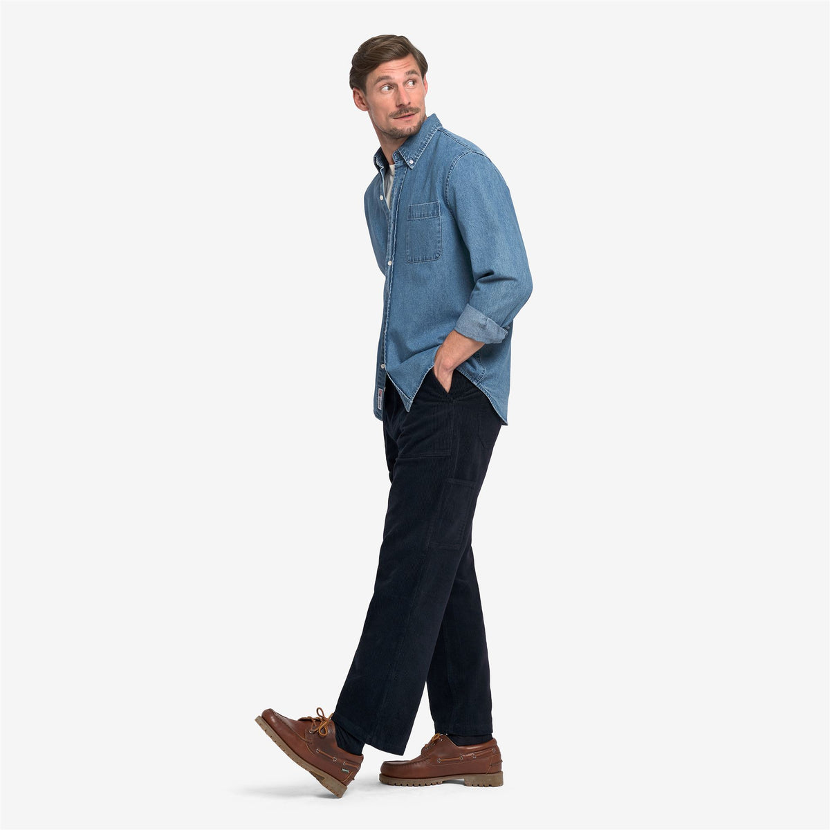 Blue Unisex Denim Shirt