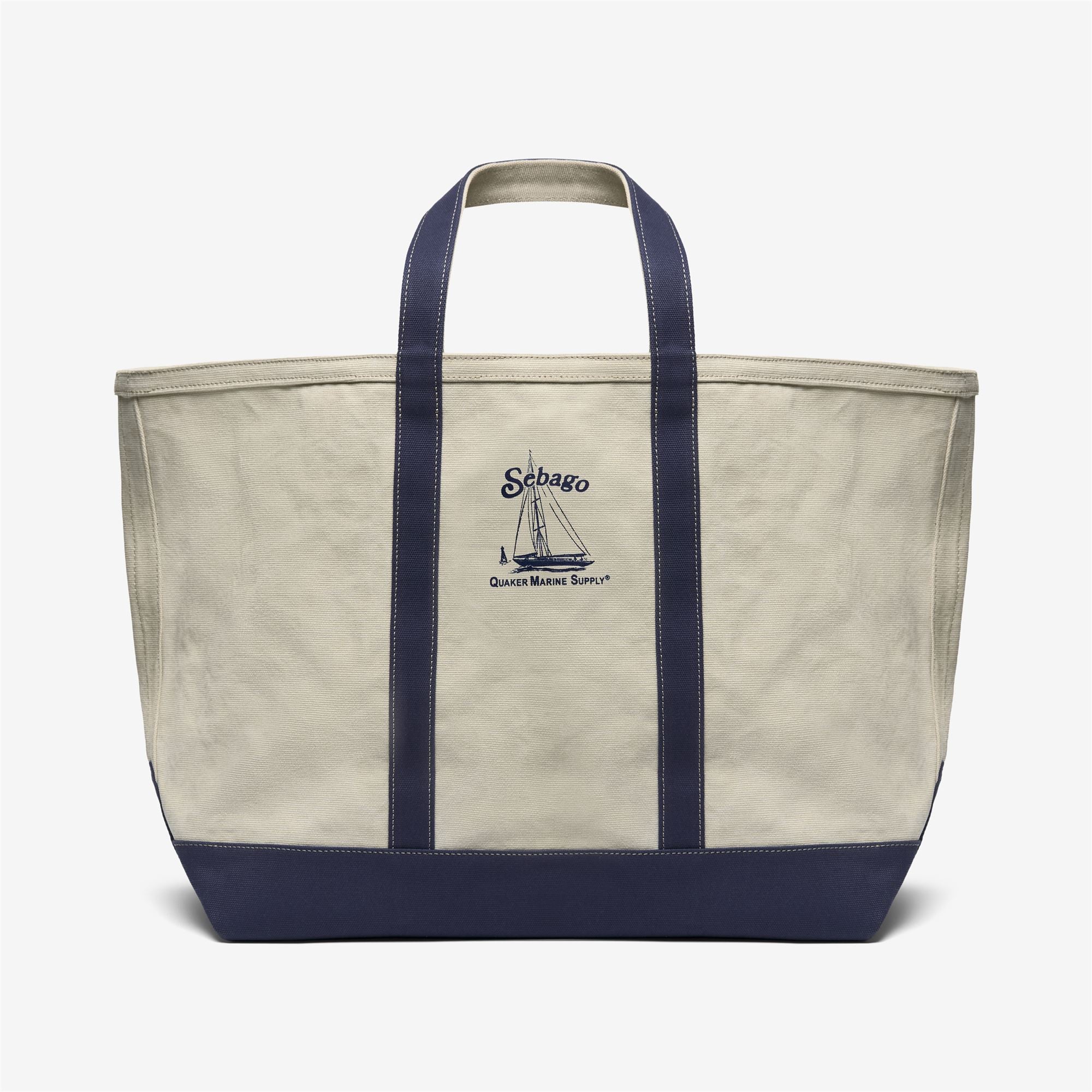 Bags_Unisex_SILAS QUAKER MARINE_Tote Bag_White Natural-Blue Navy - Commercial 1