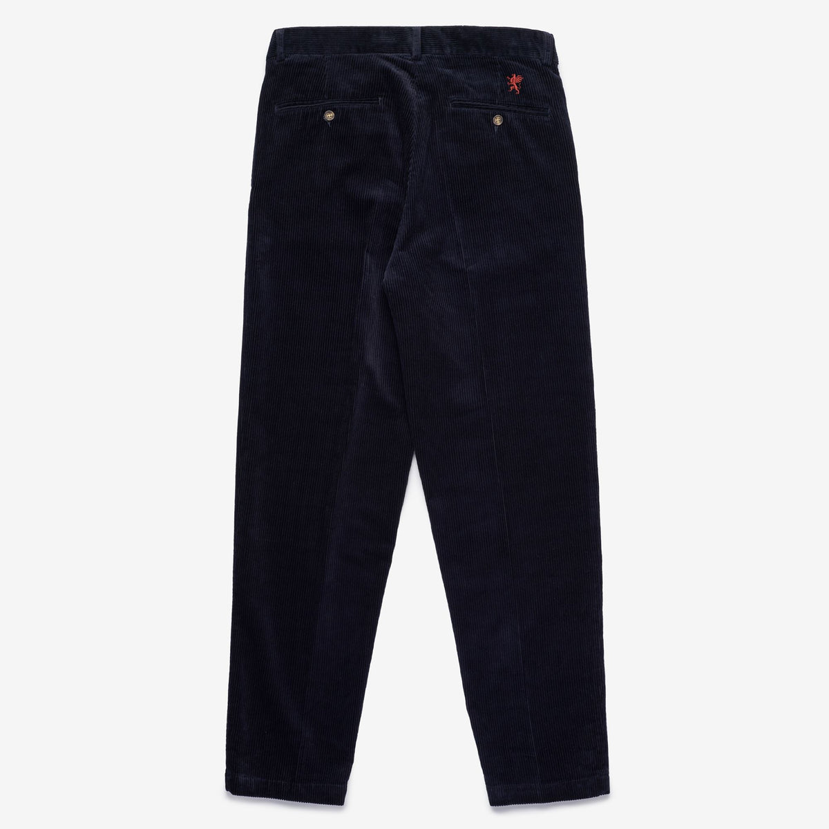 Blaue Herren-Chinohose aus Baumwollcord