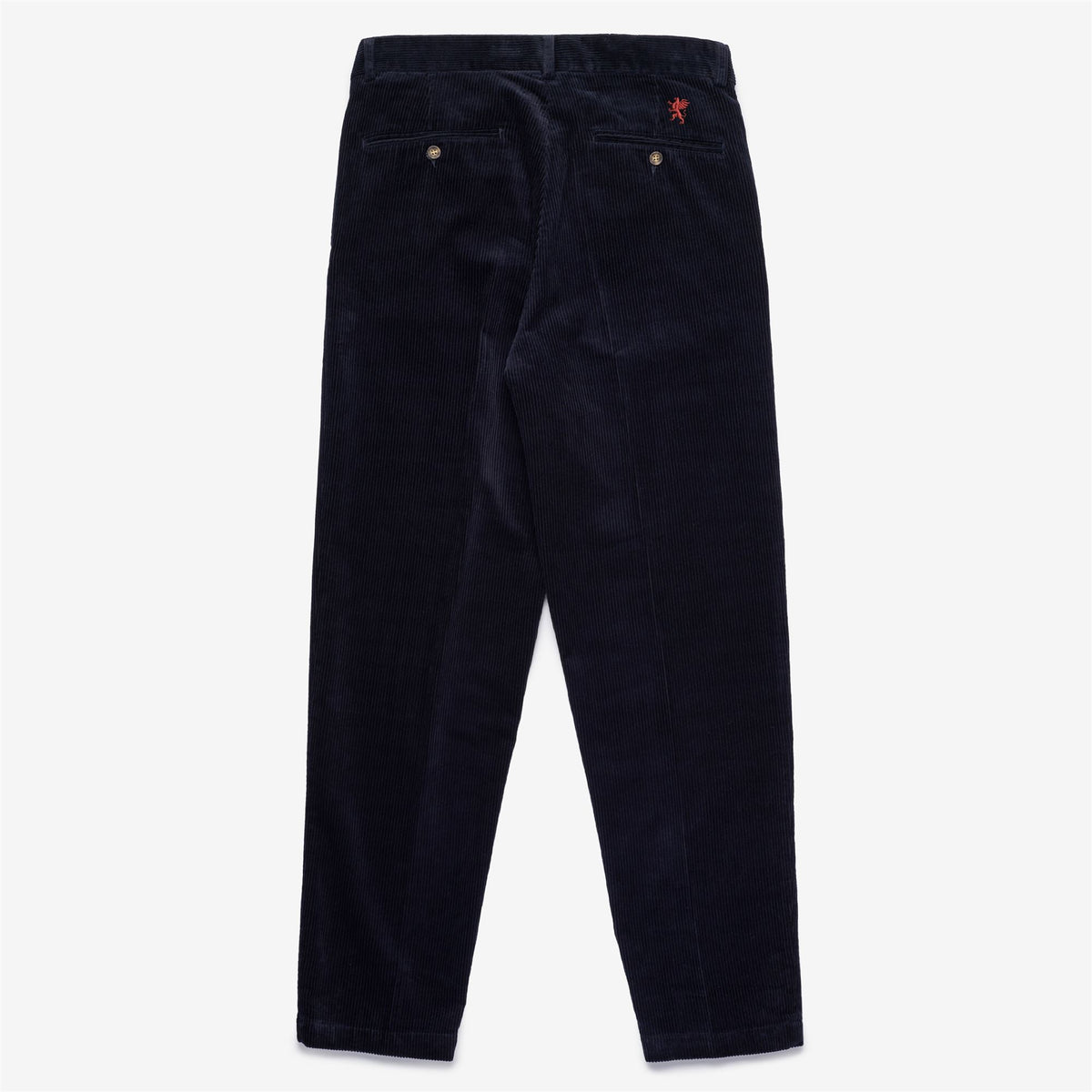 Blaue Herren-Chinohose aus Baumwollcord
