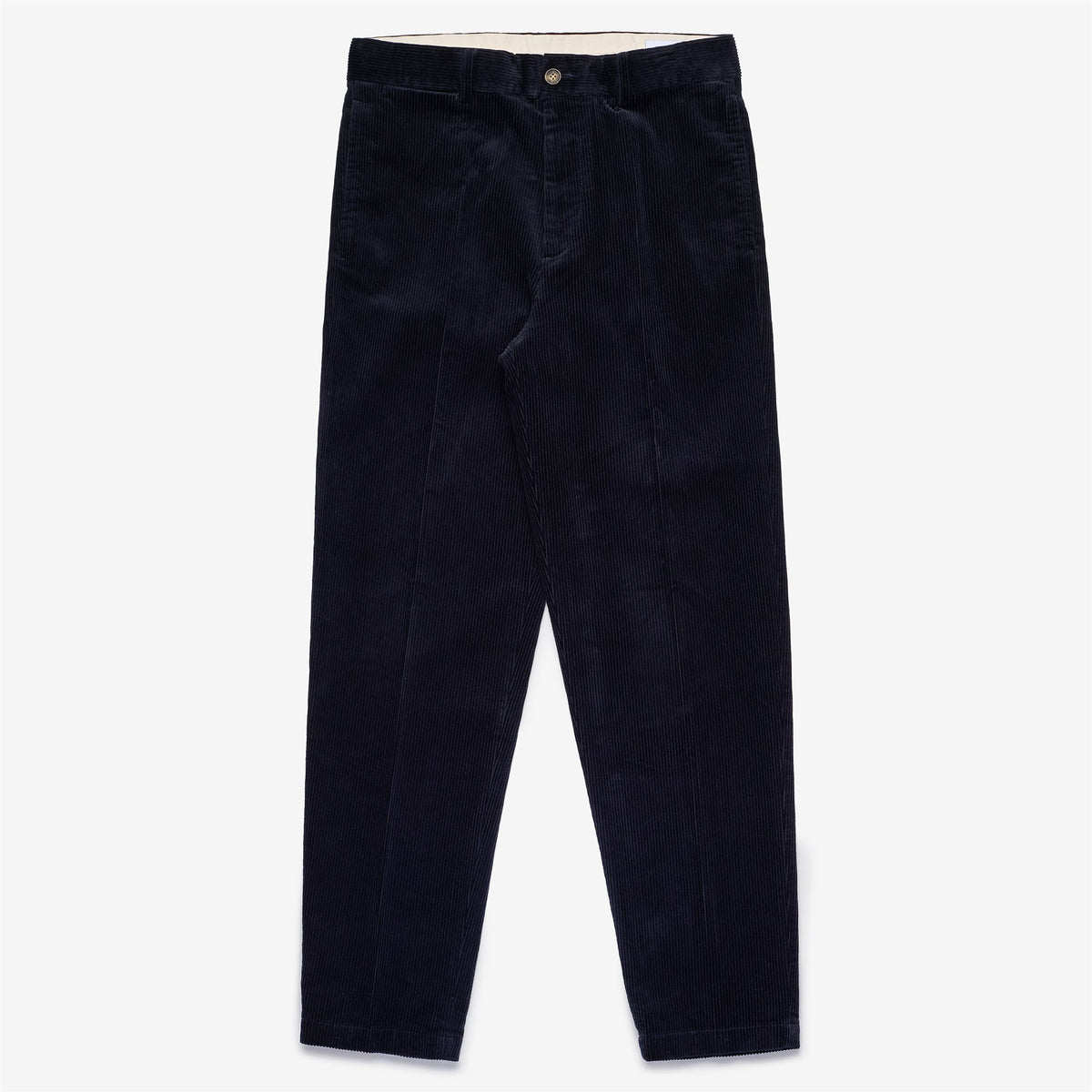 Blaue Herren-Chinohose aus Baumwollcord