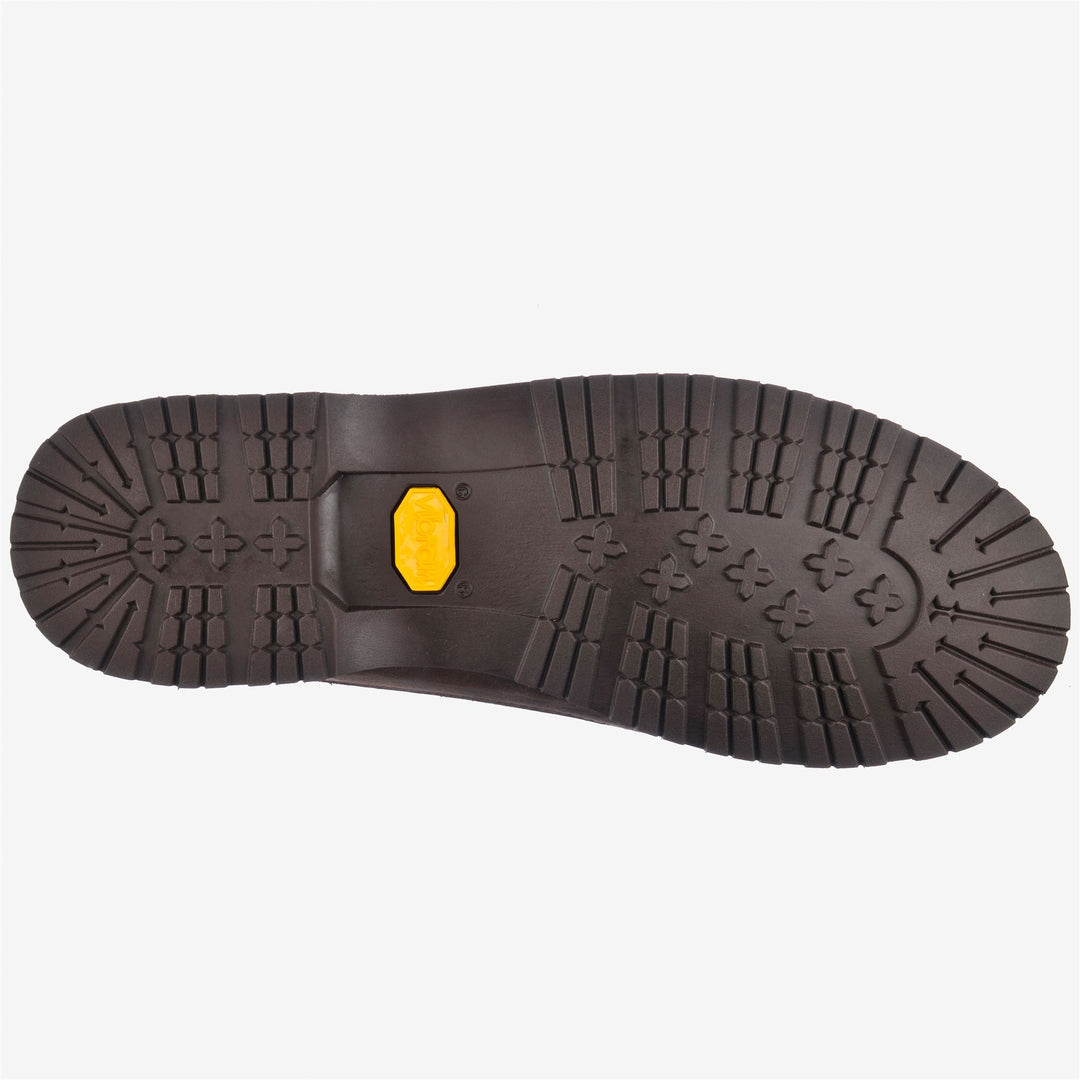 Brown Men's Leather Moccasin Boots for Leisure Activities main