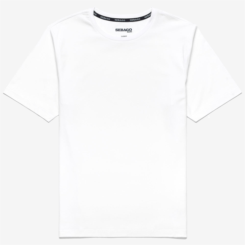 Grey White Unisex Sailing T-Shirt with Breathable Stretch Cotton 02