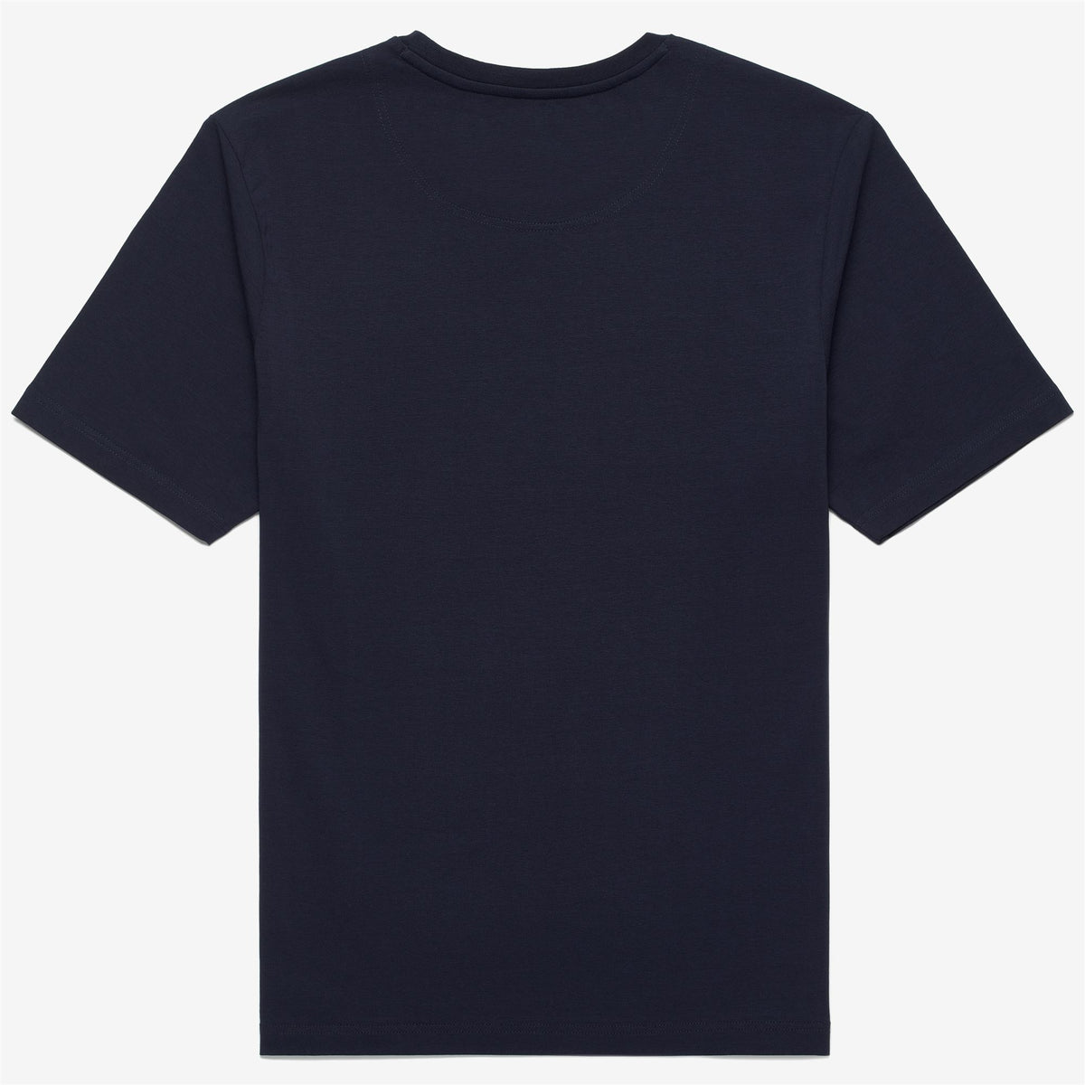 Blue Unisex Cotton Stretch Crew T-Shirt