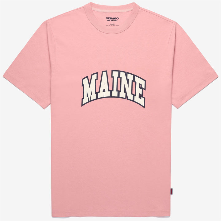 Pink Red Men's Yachting T-Shirt with Classic College Print 1