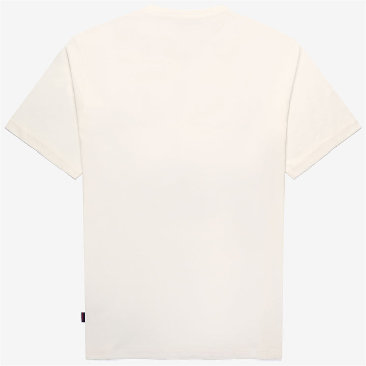 Camiseta de yate para hombre en blanco natural con estampado universitario clásico 2