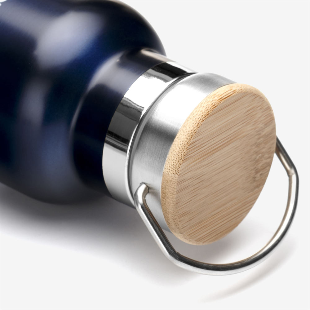 Marine Blue Unisex Yachting Insulated Bottle with Bamboo Lid 02