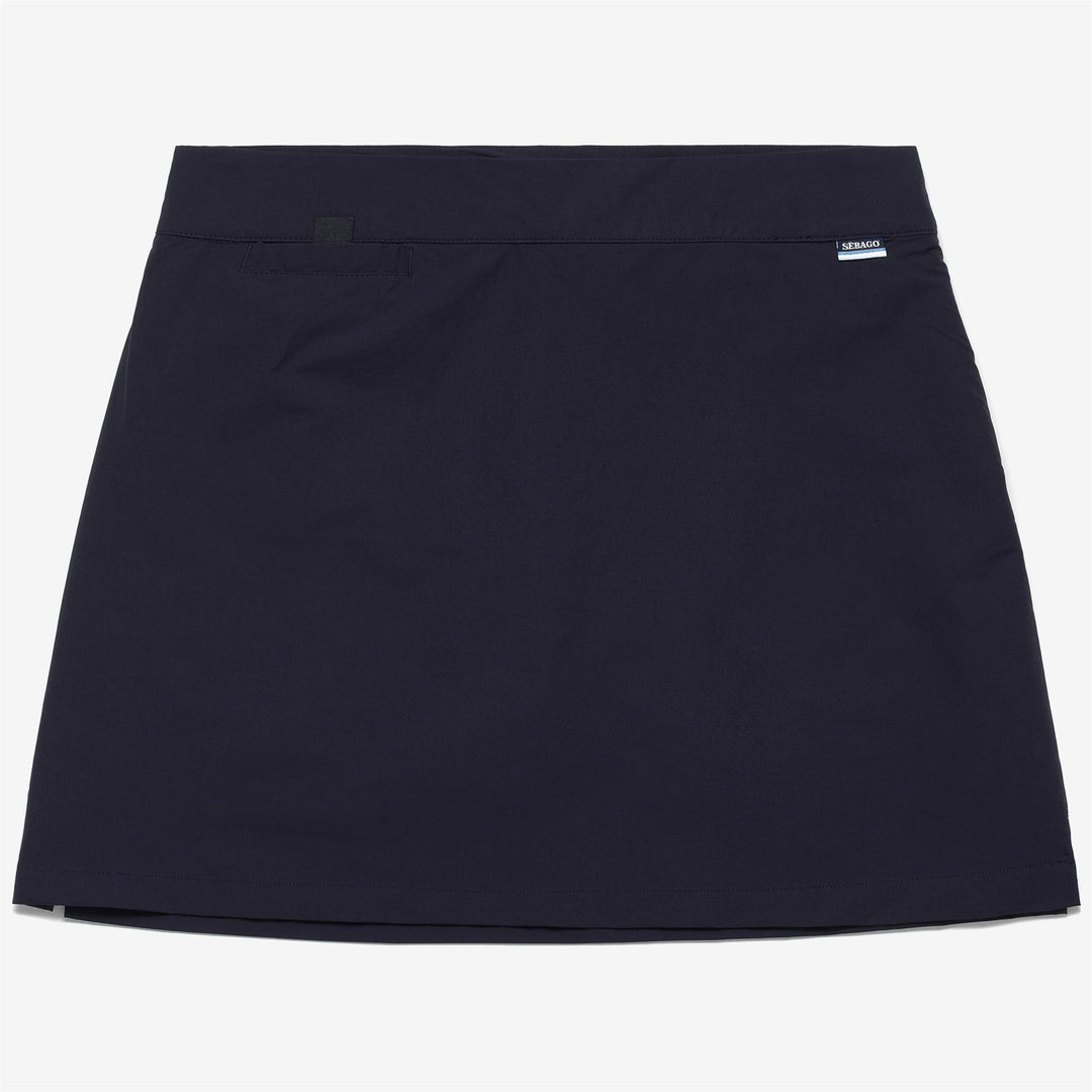 Gonna da Vela Donna Blu Marino con Comodi Pantaloni Interni 01