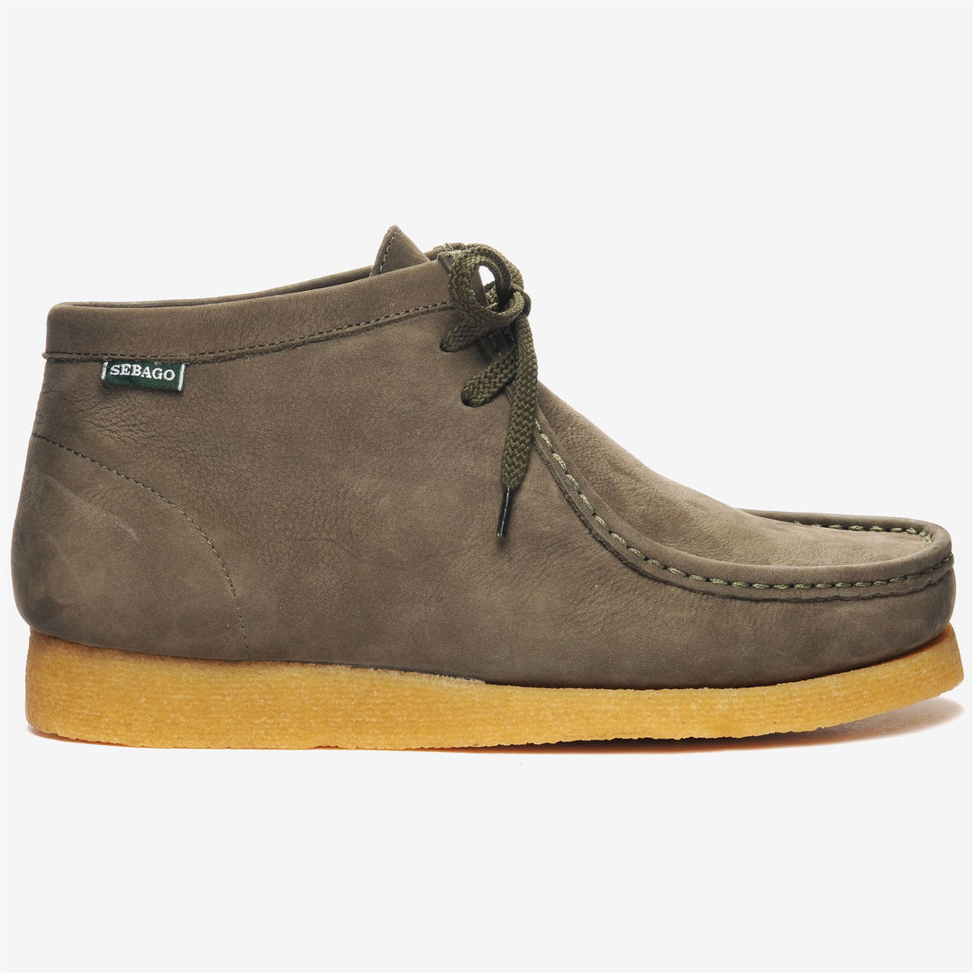 Musk grey Men's Leather Mid Cut Moccasins for Leisure 01