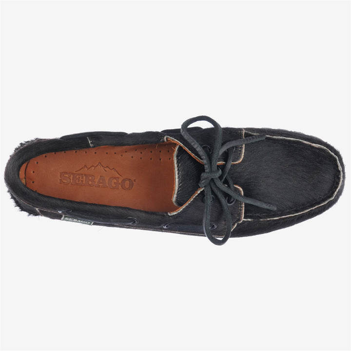 Mocassins noirs en cuir pour femme, coupe basse, pour les loisirs 4