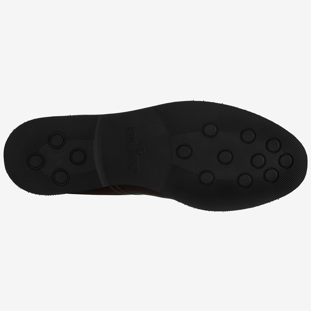 Bottines à lacets en cuir marron foncé pour homme, idéales pour les loisirs 02