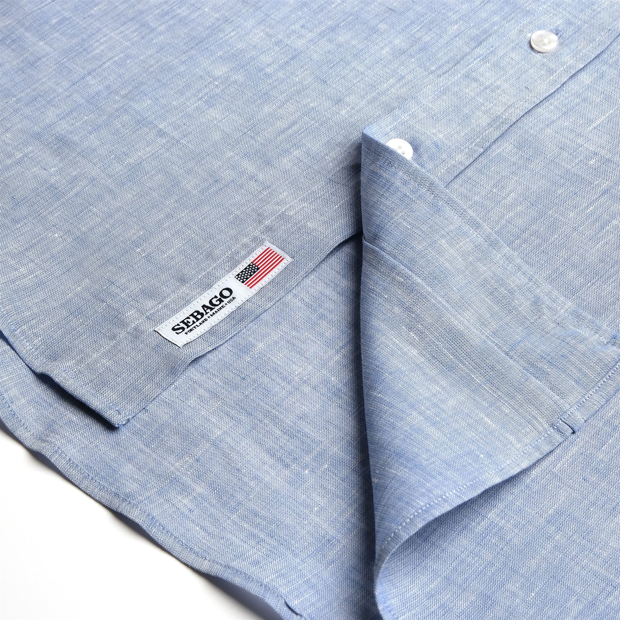SHIRTS Unisex OSBORN Button Down BLUE CELESTE