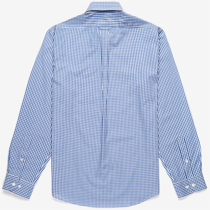 Camicia Button-Down Unisex in Cotone Blu e Bianca da Yachting 2