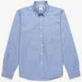Shirts_UNISEX_OAKFIELD_Button Down_WHITE-BLUE - Commercial 1