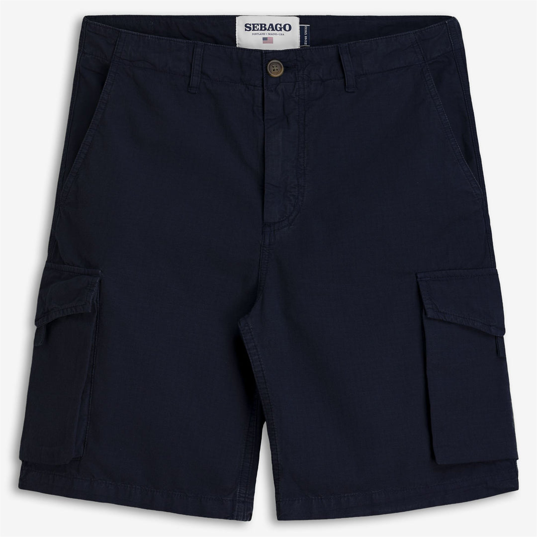Marine Blue Men's Cargo Yachting Shorts for Summer Activities 01