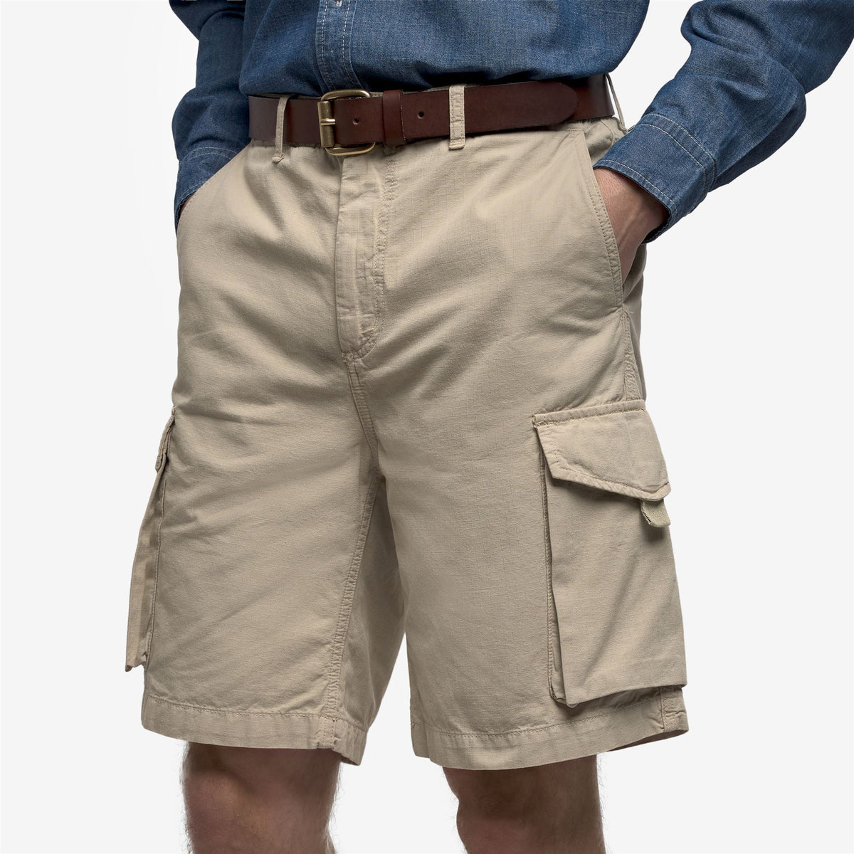 Shorts_MAN_NORTHFIELD_Cargo_Beige Safari - Commercial 6