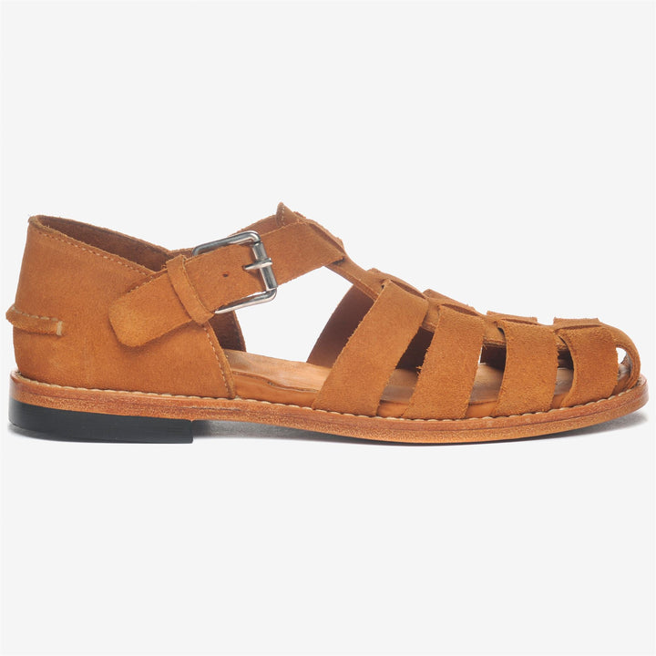 Sandalias de verano para mujer marrones con tiras ajustables 1