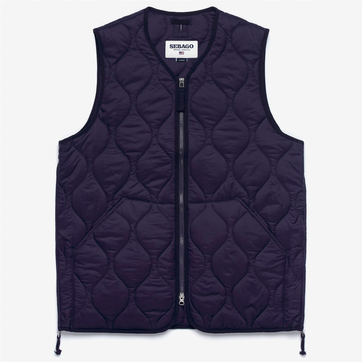 Chaleco acolchado unisex azul marino con relleno de plumón ecológico Thermore 1